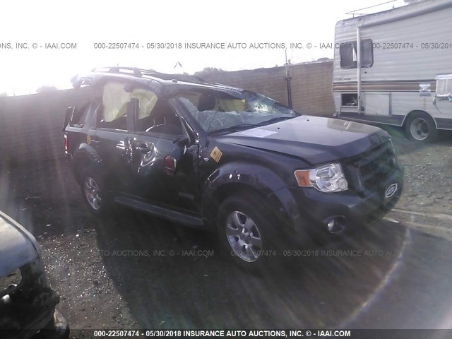 1FMCU94148KA90614 - 2008 FORD ESCAPE LIMITED GRAY photo 1