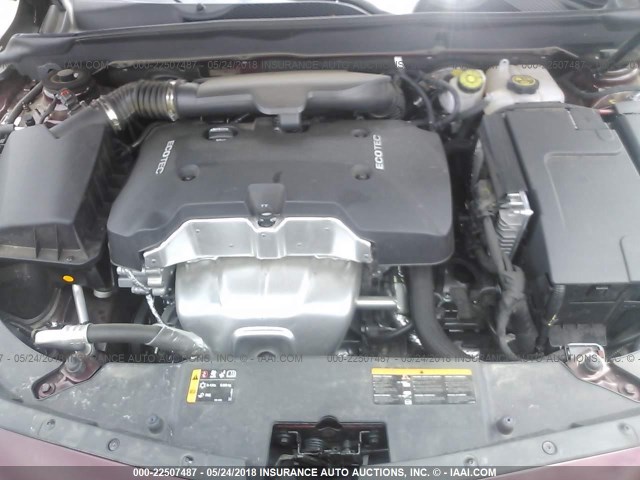1G11C5SL2FF348347 - 2015 CHEVROLET MALIBU 1LT 勃艮第红 照片 10