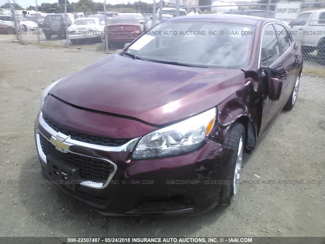 1G11C5SL2FF348347 - 2015 CHEVROLET MALIBU 1LT 勃艮第红 照片 6