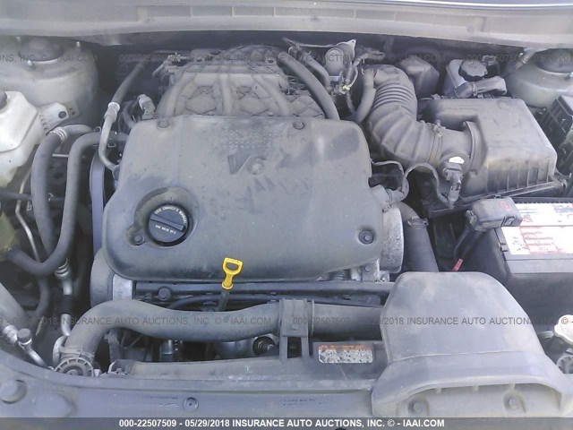 KNAFG526097240011 - 2009 KIA RONDO LX/EX GRAY photo 10