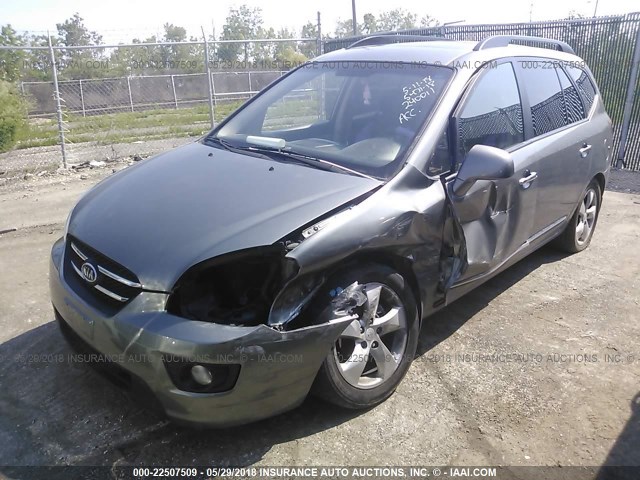 KNAFG526097240011 - 2009 KIA RONDO LX/EX GRAY photo 2