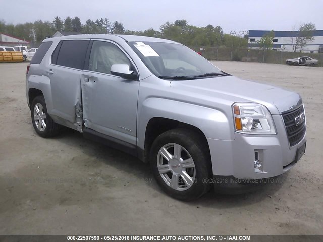 2GKFLVEK1E6127156 - 2014 GMC TERRAIN SLE SILVER photo 1