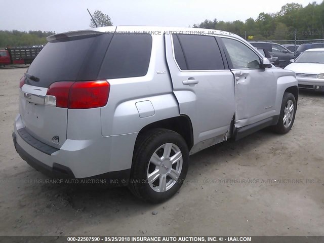 2GKFLVEK1E6127156 - 2014 GMC TERRAIN SLE SILVER photo 4