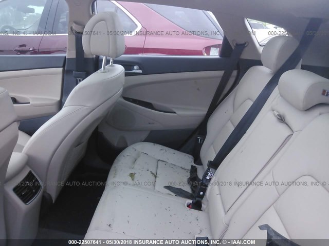 KM8J3CA26HU383732 - 2017 HYUNDAI TUCSON LIMITED/SPORT AND ECO/SE WHITE photo 8
