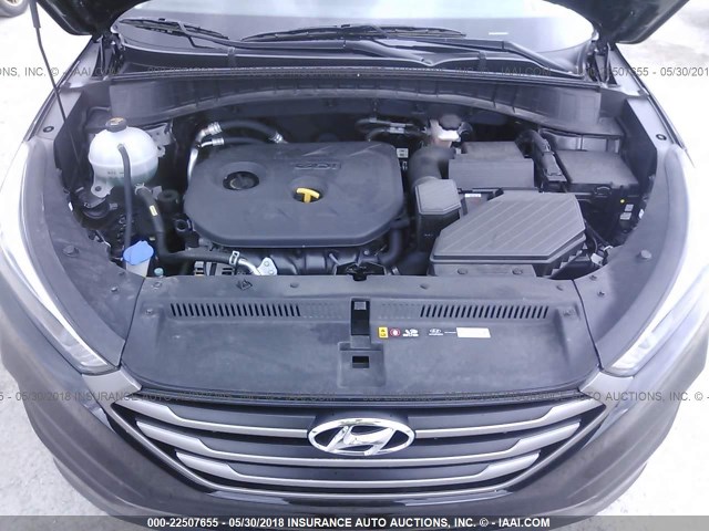 KM8J3CA45GU245891 - 2016 HYUNDAI TUCSON LIMITED/SPORT AND ECO/SE BLACK photo 10