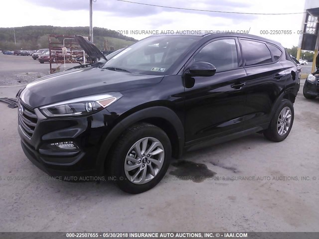 KM8J3CA45GU245891 - 2016 HYUNDAI TUCSON LIMITED/SPORT AND ECO/SE BLACK photo 2