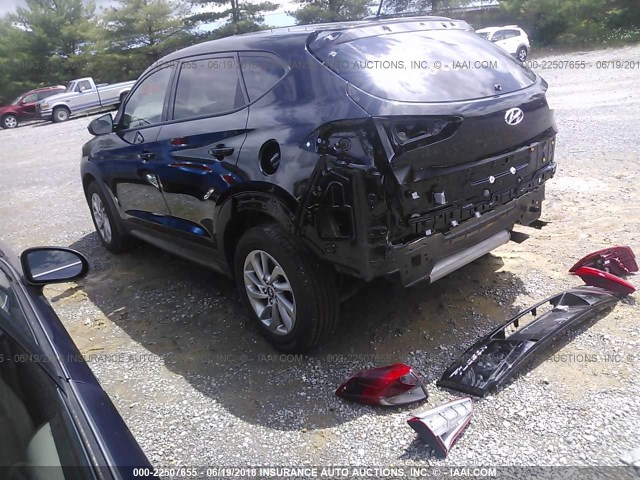 KM8J3CA45GU245891 - 2016 HYUNDAI TUCSON LIMITED/SPORT AND ECO/SE BLACK photo 3