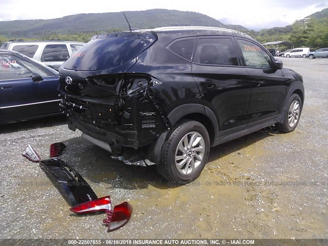 KM8J3CA45GU245891 - 2016 HYUNDAI TUCSON LIMITED/SPORT AND ECO/SE BLACK photo 4