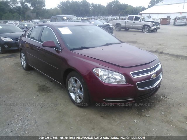 1G1ZC5E14BF282360 - 2011 CHEVROLET MALIBU 1LT RED photo 1
