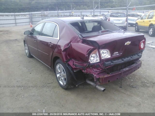 1G1ZC5E14BF282360 - 2011 CHEVROLET MALIBU 1LT RED photo 3