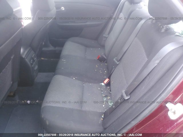 1G1ZC5E14BF282360 - 2011 CHEVROLET MALIBU 1LT RED photo 8