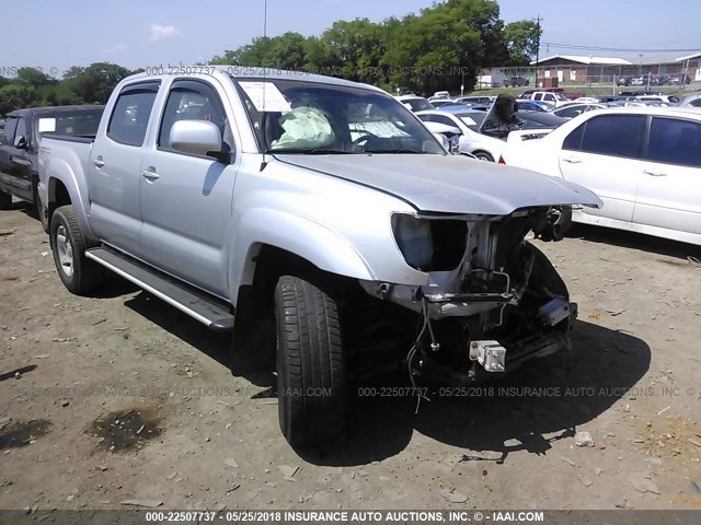 3TMJU62N17M047663 - 2007 TOYOTA TACOMA DOUBLE CAB PRERUNNER SILVER photo 1