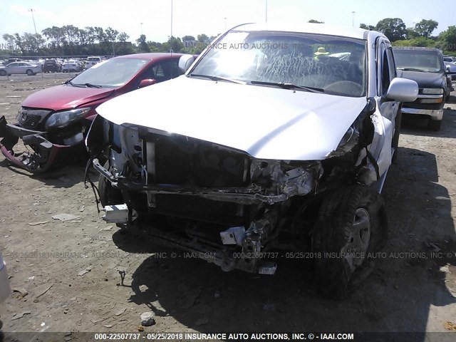 3TMJU62N17M047663 - 2007 TOYOTA TACOMA DOUBLE CAB PRERUNNER SILVER photo 6