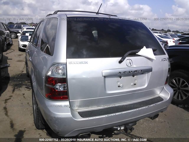 2HNYD18834H516128 - 2004 ACURA MDX TOURING SILVER photo 3