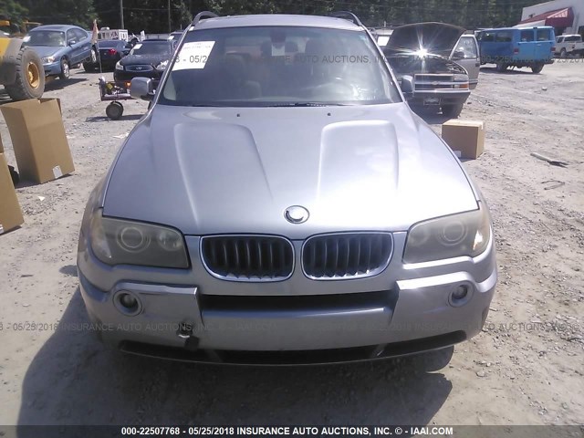 WBXPA73474WA77458 - 2004 BMW X3 2.5I 灰色 照片 6