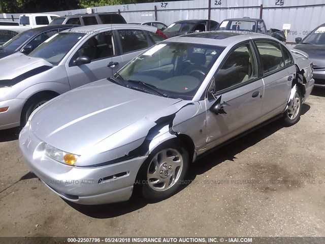 1G8ZF52862Z259087 - 2002 SATURN SL SILVER photo 2