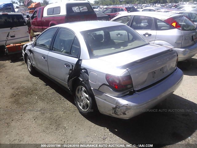 1G8ZF52862Z259087 - 2002 SATURN SL SILVER photo 3