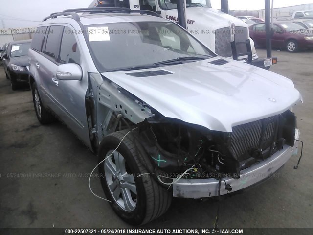 4JGBF71E78A426831 - 2008 MERCEDES-BENZ GL 450 4MATIC SILVER photo 1