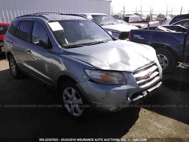 5NMSH13E77H026507 - 2007 HYUNDAI SANTA FE SE/LIMITED SILVER photo 1