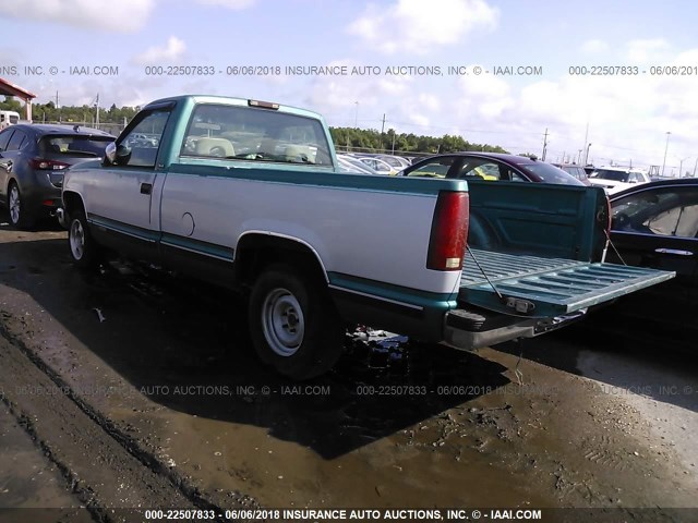 1GTDC14Z8RZ513402 - 1994 GMC SIERRA C1500 GREEN photo 3