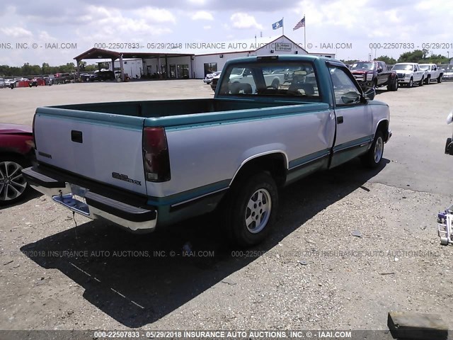 1GTDC14Z8RZ513402 - 1994 GMC SIERRA C1500 GREEN photo 4