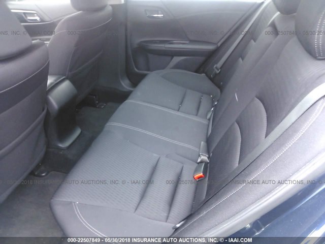 1HGCR2F52FA134630 - 2015 HONDA ACCORD SPORT BLUE photo 8