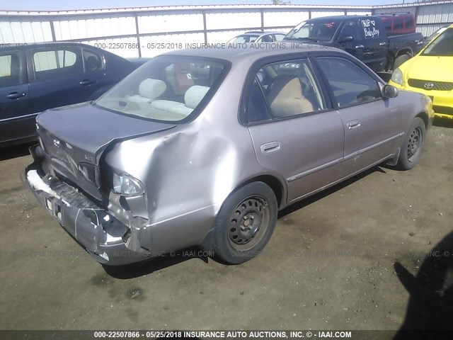 1NXBR18E1WZ102151 - 1998 TOYOTA COROLLA VE/CE/LE 金色 照片 4