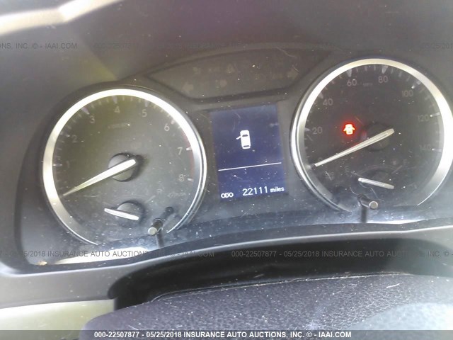 5TDZKRFH0GS160115 - 2016 TOYOTA HIGHLANDER LE/LE PLUS მუქწითელი ფოტო 7