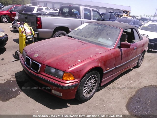 WBABK7322WET66463 - 1998 BMW 328 IC RED photo 2