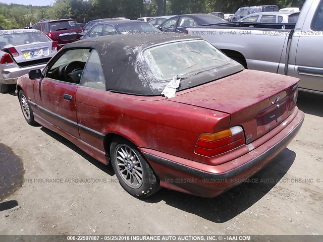 WBABK7322WET66463 - 1998 BMW 328 IC RED photo 3