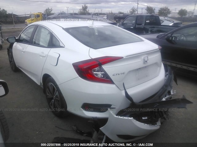 19XFC1F73GE216227 - 2016 HONDA CIVIC EXL თეთრი ფოტო 3
