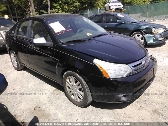 1FAHP3HN7AW146030 - 2010 FORD FOCUS SEL შავი ფოტო 1