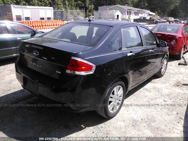 1FAHP3HN7AW146030 - 2010 FORD FOCUS SEL შავი ფოტო 4