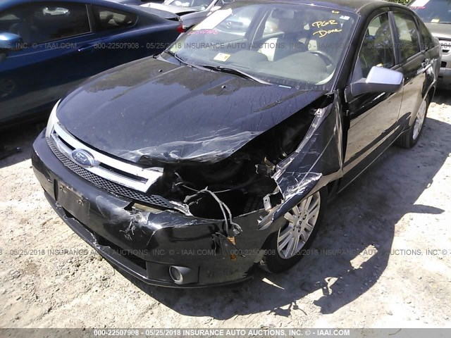 1FAHP3HN7AW146030 - 2010 FORD FOCUS SEL შავი ფოტო 6