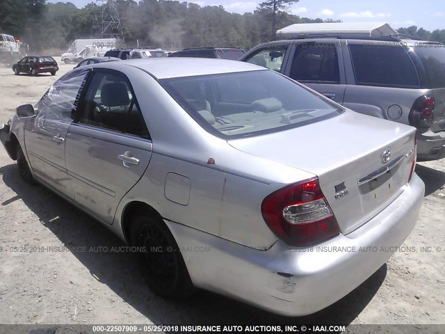 4T1BE32K04U883618 - 2004 TOYOTA CAMRY LE/XLE/SE Gümüş foto 3