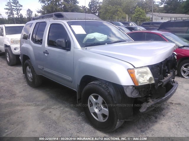 5N1AN08W05C630648 - 2005 NISSAN XTERRA OFF ROAD/S/SE SILVER photo 1