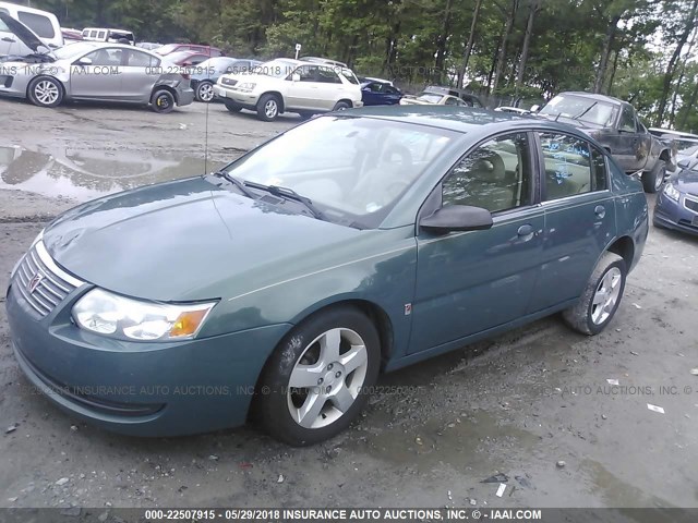 1G8AJ55F07Z188692 - 2007 SATURN ION LEVEL 2 GREEN photo 2