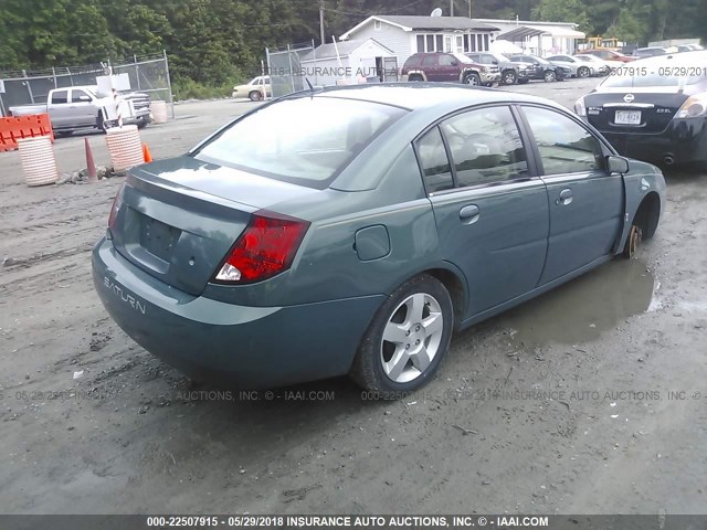 1G8AJ55F07Z188692 - 2007 SATURN ION LEVEL 2 GREEN photo 4