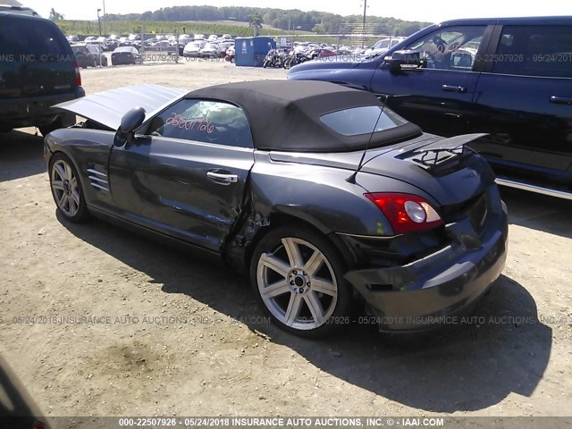 1C3AN65L25X025626 - 2005 CHRYSLER CROSSFIRE LIMITED GRAY photo 3