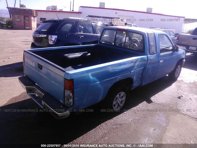 1N6SD16S2TC364089 - 1996 NISSAN TRUCK KING CAB SE/KING CAB XE BLUE photo 4