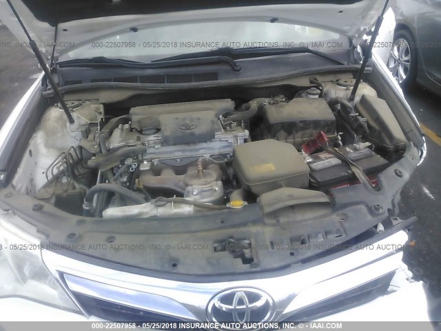 4T1BF1FK1DU249794 - 2013 TOYOTA CAMRY L/SE/LE/XLE 白色 照片 10