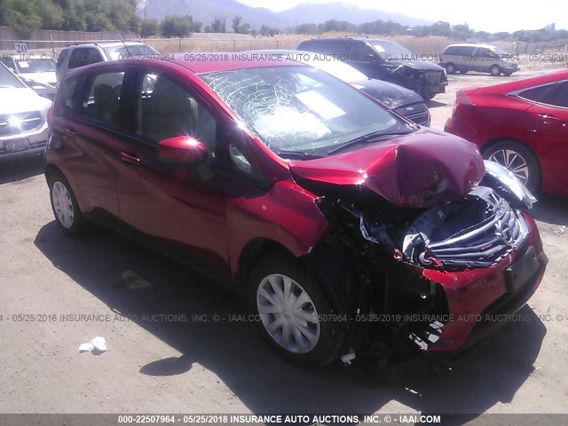 3N1CE2CP9GL409455 - 2016 NISSAN VERSA NOTE S/S PLUS/SV/SL/SR RED photo 1