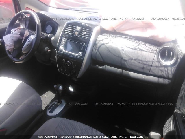 3N1CE2CP9GL409455 - 2016 NISSAN VERSA NOTE S/S PLUS/SV/SL/SR RED photo 5
