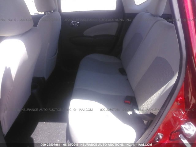 3N1CE2CP9GL409455 - 2016 NISSAN VERSA NOTE S/S PLUS/SV/SL/SR RED photo 8