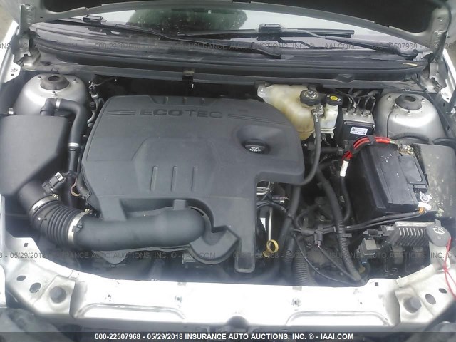 1G1ZE5E02CF131682 - 2012 CHEVROLET MALIBU LTZ 银色 照片 10