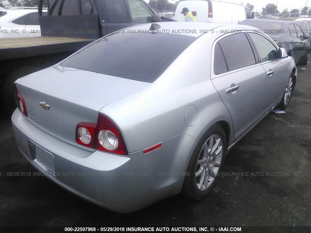 1G1ZE5E02CF131682 - 2012 CHEVROLET MALIBU LTZ 银色 照片 4