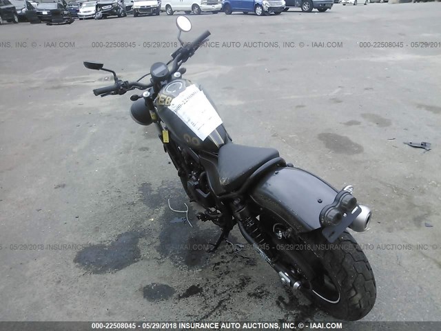 MLHPC5600H5000487 - 2017 HONDA CMX500 BLACK photo 3