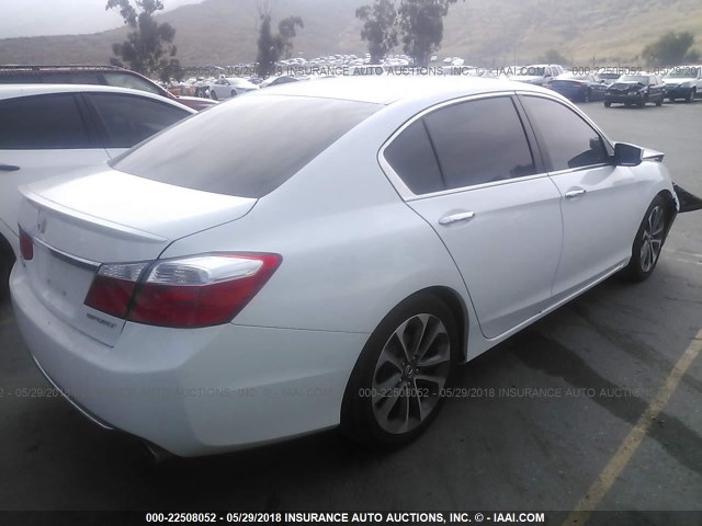 1HGCR2F57FA237817 - 2015 HONDA ACCORD SPORT 白色 照片 4