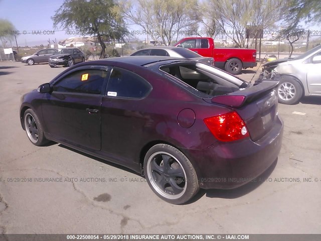 JTKDE177170161293 - 2007 TOYOTA SCION TC 栗色 照片 3