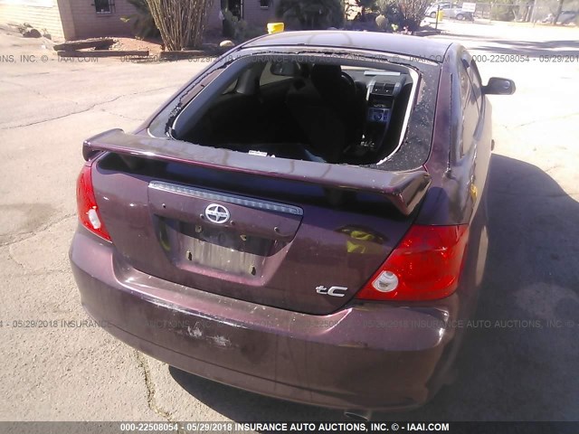 JTKDE177170161293 - 2007 TOYOTA SCION TC 栗色 照片 6